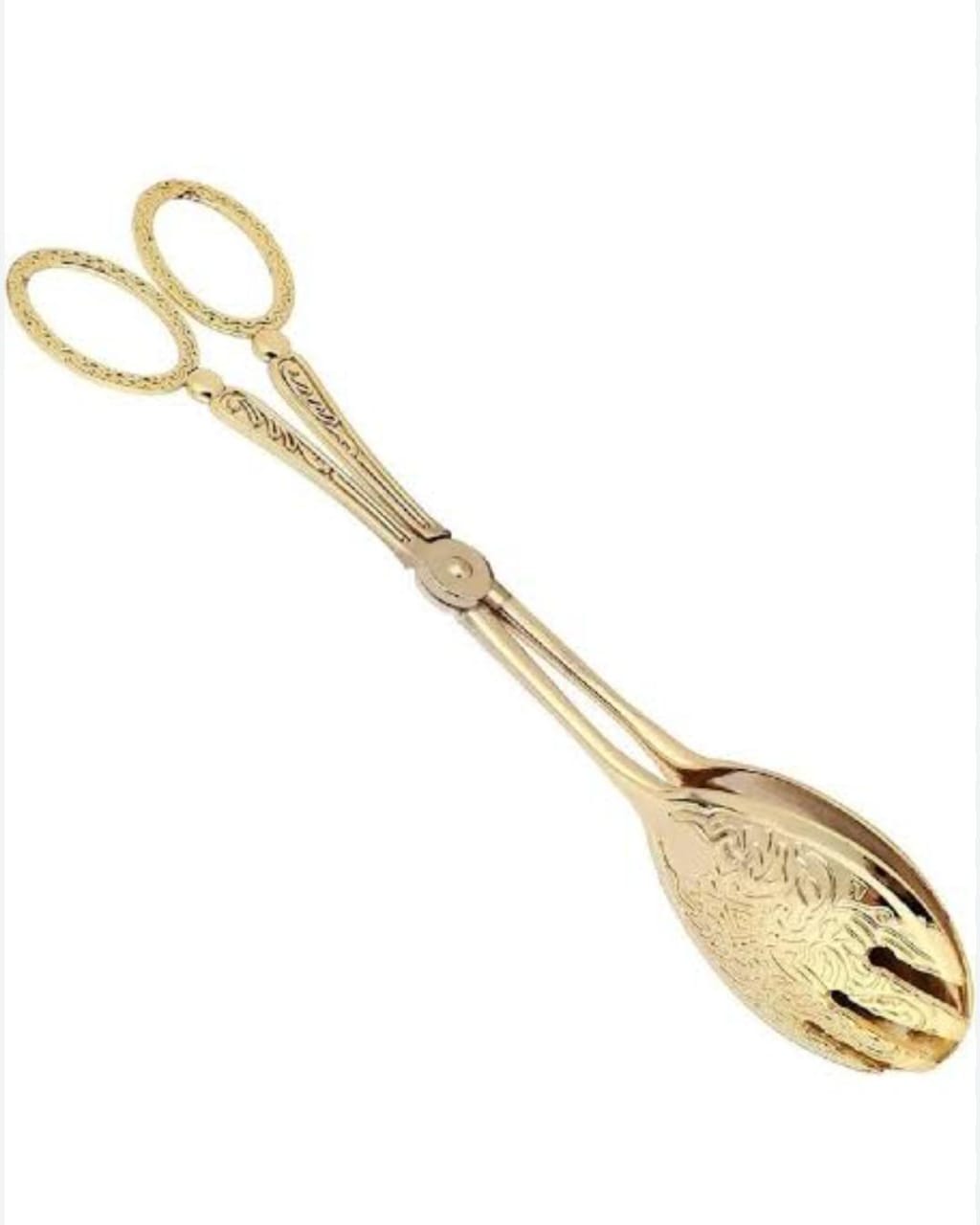 Golden Serving Spoon
