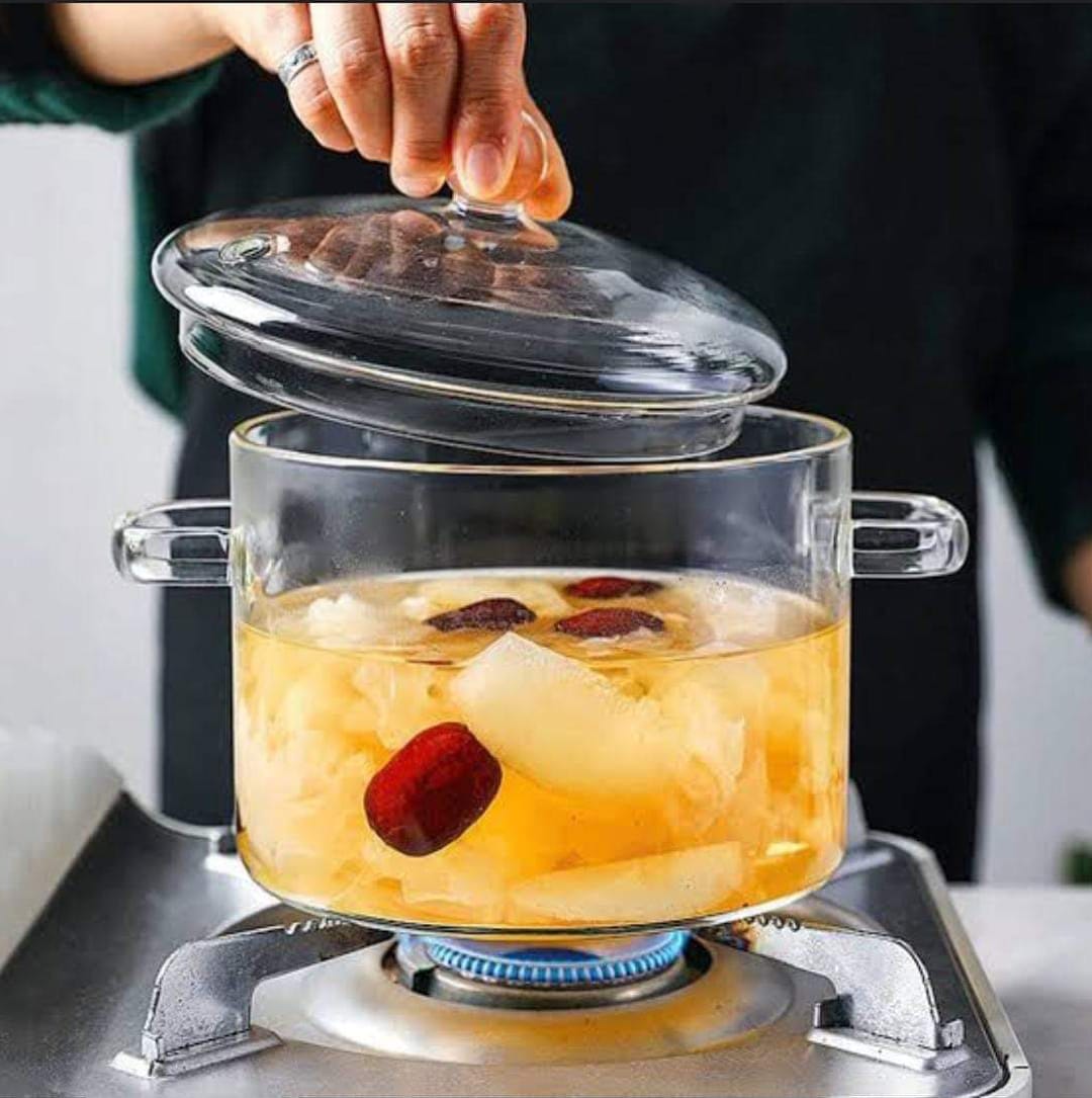 Glass cooking Pot