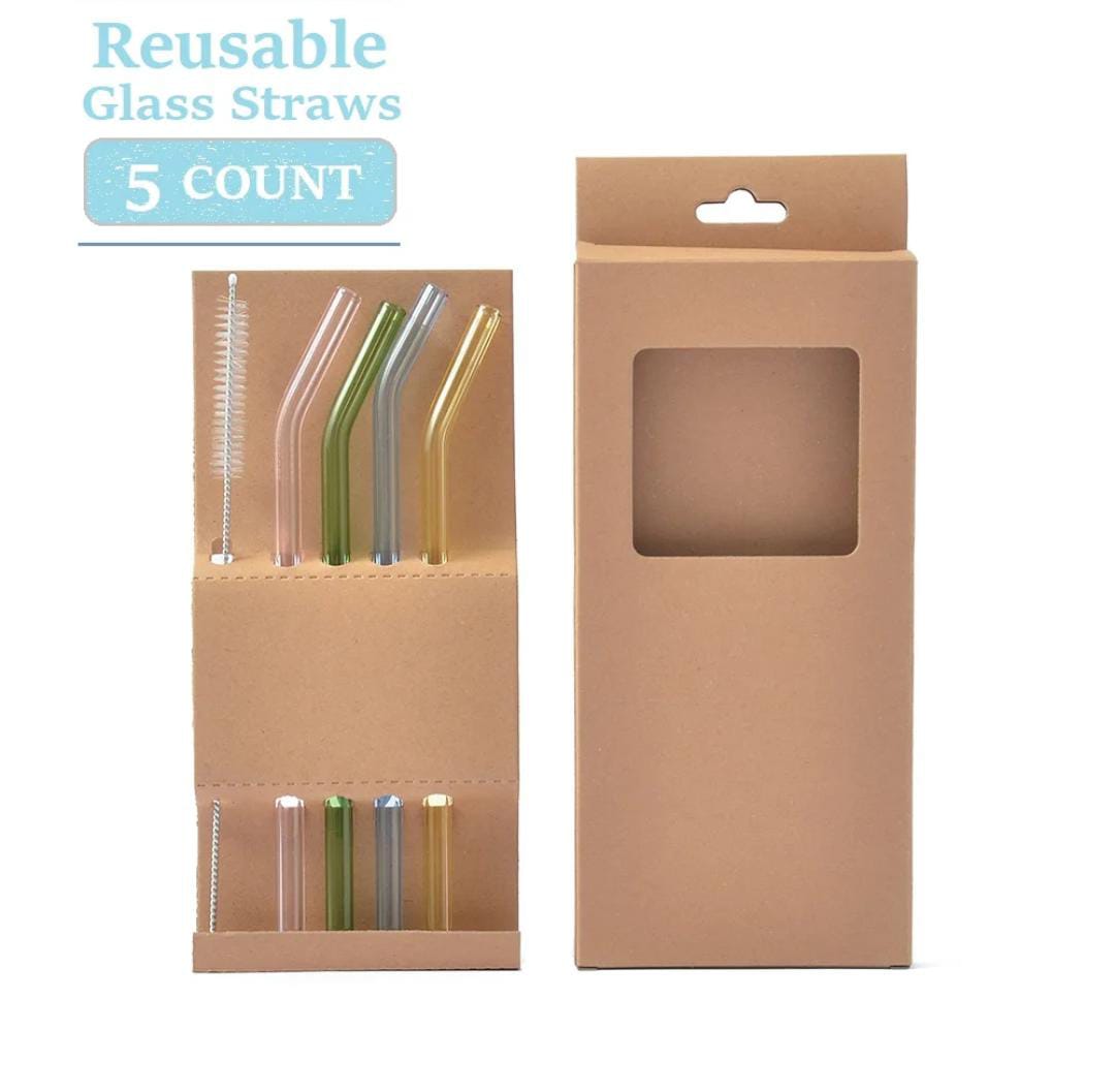 Reusable Glass straws